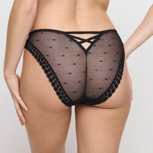 Load image into Gallery viewer, Black lace lingerie on a plain background