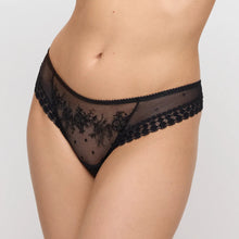 Load image into Gallery viewer, Black lace lingerie on a plain background