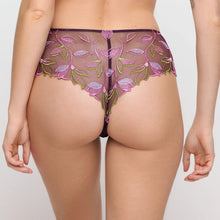 Load image into Gallery viewer, Lace lingerie with floral design on a plain background