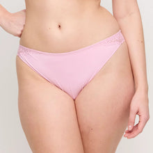 Load image into Gallery viewer, Pink underwear worn by a person on a plain background