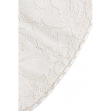 Load image into Gallery viewer, A beautiful ivory lace waspie, made of delicate lace and cotton lining. The waspie gently enhances your natural curves while a high-rise design accentuates your breasts.
Lacing at the front ensures ease of use and eye let closure on the side further assists with this.
Wear it discreetly under your clothes or style your outfit using it as a belt.
Your imagination, your style.
Made in France.