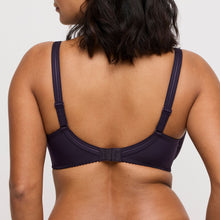 Load image into Gallery viewer, Amethyst bra worn by a person on a light gray background