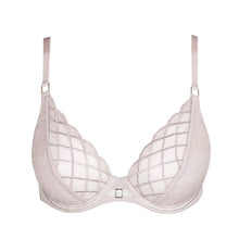 Load image into Gallery viewer, Marble. A luxurious deep plunge bra. The lace effect to the front gives a stylish and modern look. The underwire cups offer full support. Perfect under any outfit.
Fabric content: Elastane:22%, Polyester:12%, Polyamide:66%