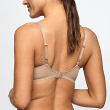 Load image into Gallery viewer, Beige bra worn by a person on a light gray background