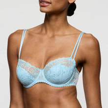 Load image into Gallery viewer, Jane Half-Formed Cup Balconnet Bra | Milky Blue