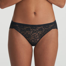 Load image into Gallery viewer, Super-comfortable all lace Rio briefs. The fabric is soft and is so comfortable you'll forget that you're wearing them! The seamless finish along the seam edges guarantees no visible lines. Sleek and clean design. Fabric: Polyamide: 82%, Elastane:14%, Cotton: 4% BLACK.
