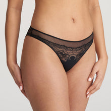 Load image into Gallery viewer, This is the classic Marie Jo bikini style Rio brief. The rich Italian lace runs over the hips and really brings out the elegant line. The lace and mesh and the back offer smooth lines and a great fit around the bottom,  Fabric content: Polyamide: 87%, Elastane: 11%, Cotton: 2%
