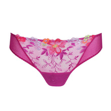 Load image into Gallery viewer, Pink floral lace underwear on a white background