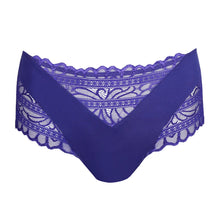 Load image into Gallery viewer, Purple lace underwear on a white background