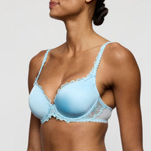 Load image into Gallery viewer, Jane Heart-Shape Plunge Bra | Milky Blue