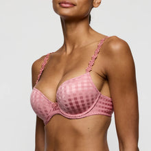 Load image into Gallery viewer, Woman wearing a pink checkered bra against a plain background
