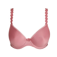 Load image into Gallery viewer, Pink bra with floral straps on a white background