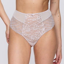 Load image into Gallery viewer, Marble. A lattice and lace detail Luxury G/String. The wide band over the hip offers an attractive retro look to this stylish garment. It gives a streamline effect under any outfit. A cool and modern yet classic shape.
Fabric Content: Elastane:19%, Polyester:29%, Polyamide:47%, Cotton:5%