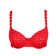 Load image into Gallery viewer, Scarlet underwired, non-padded bra. It has the signature Avero dainty daisy straps, which may be worn as normal or in a halter style. This is the perfect everyday bra. Light and comfortable. Its seamfree cups work perfecly as a t/shirt bra too! Fabric Content: Polyamide: 79%, Elastane: 17%, Polyester: 4%