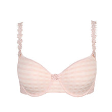 Load image into Gallery viewer, Pearly Pink. An underwired, non-padded bra. It has the signature Avero dainty daisy straps, which may be worn as normal or in a halter style. This is the perfect everyday bra. Light and comfortable. Its seamfree cups work perfectly as a t/shirt bra too!
Fabric Content: Polyamide: Elastane:17%, Polyester:4%, Polyamide:79%