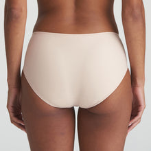 Load image into Gallery viewer, Caffé Latte full brief with a wide hip detail and are worn higher on the waist but also cover the bottom completely. They are totally opaque, made from sturdy stretch fabric for a figure-flattering effect. Fabric Content: Polyamide: 56%, Elastane: 40%, Cotton: 4%