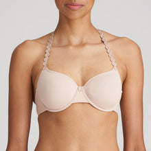 Load image into Gallery viewer, Caffé Latte full cup underwired bra combines a smooth, comfortable fit with a fashionable elegance. The shoulder straps have a playful circular design which can be converted into a halter style. The smooth finish of the cup is perfect under T/Shirts. Fabric Content: Polyamide: 77%, Elastane: 23%