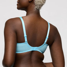 Load image into Gallery viewer, Person wearing a light blue bra against a neutral background