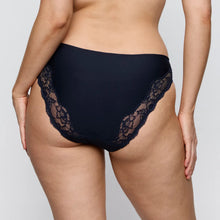 Load image into Gallery viewer, Black lace underwear on a plain background