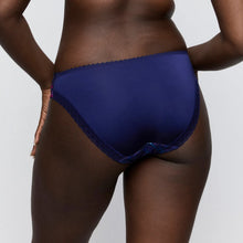 Load image into Gallery viewer, Person wearing a blue underwear on a plain background