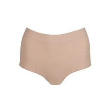Load image into Gallery viewer, Beige high-waisted underwear on a white background