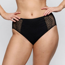 Load image into Gallery viewer, Black mesh underwear worn by a person on a plain background