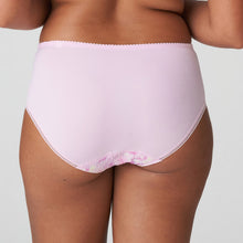Load image into Gallery viewer, These luxurious and opaque high-waisted briefs feature decorative lace embroidery.  Full back for coverage with a lace trim seam free finish.   Fabric: Polyamide: 79%, Elastane: 11%, Cotton: 7%, Polyester: 3%
