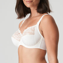 Load image into Gallery viewer,  BEST SELLER! This is our most popular bra, and for good reason! Three-section wire bra with a legendary fit and a light look. The top of the cup is finished with subtle two-tone embroidery that runs into the straps. The cups are deeper than any other Prima Donna bra for a perfect fit.  The firm cups lift the bust while the the higher side section covers more and gives proper support which ensures better uplift for largest sizes.  Fabric: Polyamide: 56%, Polyester: 25%, Cotton:12%, Elastane: 7%
