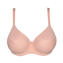Load image into Gallery viewer, Powder Rose This is a light non formed cup underwire bra. It is perfectly seamfree. Made from spacer fabric for a seamless smooth fit. Supremely comfortable and light, this is a perfect T-shirt bra. Fabric Content: Polyester: 54%, Polyamide: 35%, Elastane: 11%