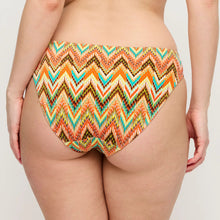 Load image into Gallery viewer, Colorful zigzag patterned underwear on a plain background