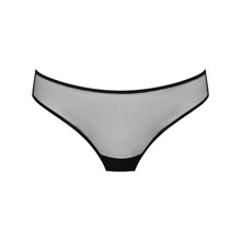 Load image into Gallery viewer, Black thong on a white background