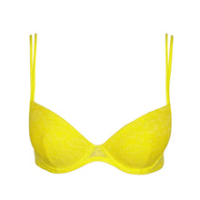 Load image into Gallery viewer, Yellow bikini top on a white background