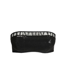 Load image into Gallery viewer, Non-Padded Strapless Bandeau. It is designed to stay put from the desk to the dancefloor. Perfect as underwear or outerwear.
This is Full Fashion from Sarda!
Fabric Content: Polyester: 37%, Polyamide: 54%, Elastane: 9%