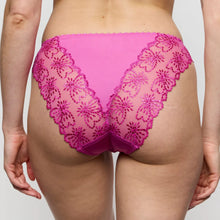 Load image into Gallery viewer, Pink lace underwear on a plain background