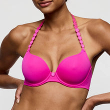 Load image into Gallery viewer, pink bra on model, white background
