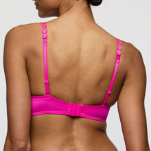 Load image into Gallery viewer, back of pink bra on model, white background
