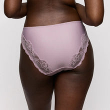 Load image into Gallery viewer, Pink lace underwear on a plain background