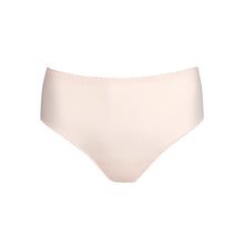 Load image into Gallery viewer, Beige high-waisted bikini bottom on a white background