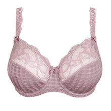 Load image into Gallery viewer, Pink lace bra on a white background