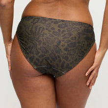 Load image into Gallery viewer, Leopard print underwear worn by a person on a plain background