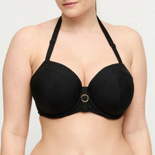 Load image into Gallery viewer, Black bra worn by a person on a white background