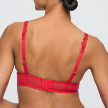 Load image into Gallery viewer, Jane Heart-Shape Plunge Bra | True Red