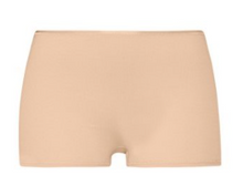 Load image into Gallery viewer, 100% mercerized pure cotton boy shorts, incredibly soft against the skin with no side seams. Beige.