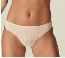 Load image into Gallery viewer, Classic bikini style Rio briefs. Completely opaque, subtly decorated with a delicate daisy embroidery. This style covers the whole bottom. They are super soft and very comfortable to wear. Fabric Content: Polyamide: 78%, Elastane: 17%, Cotton: 5%