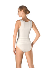 Load image into Gallery viewer, Beautiful Woollen Silk Singlet style Vest. This temperature regulating natural fabric is so comfortable to wear. It has no side seams and has a stylish satin edging for subtle elegance. Hanro Woolen/Silk sizing is on the larger end of the spectrum. When ordering select the size down from normal. Fabric mix: 70% merino wool, 30% pure silk Machine washable