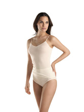 Load image into Gallery viewer, Beautiful Woolen Silk Spaghetti strap Vest. This temperature regulating natural fabric is so comfortable to wear. It has no side seams and has a stylish satin edging for subtle elegance. Fabric mix 70% merino wool and 30% pure silk. Hanro Woolen/Silk sizing is on the larger end of the spectrum. When ordering select the size down from normal. Fabric mix: 70% merino wool, 30% pure silk Machine washable