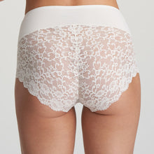 Load image into Gallery viewer, IVORY gentle light control brief married with exceptional comfort. These full briefs are a seamless fit under your LBD or your favourite trousers. Beautiful lace detail at the bottom and hips completes this feminine look. Smooth finish, light control, and full style. Perfect! Fabric: Polyamide: 82%, Elastane:14%, Cotton: 4%