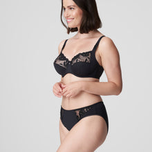 Load image into Gallery viewer, This is a fabulously stylish yet full fitting and supportive bra. The three-section cups have an excellent fit, yet a light look. The top of the cup has beautiful two-toned lacy embroidery that runs into the straps. The cups have the same fit as the legendary Deauville bra, offering a perfect fit. The firm cups lift the bust while the higher side section give proper support ensuring a better uplift, especially for largest sizes.