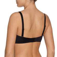 Load image into Gallery viewer, Black. Low-key but elegant seamless underwired bra with detachable shoulder straps and pre-formed cups offer a smooth all over finish. The light cups add no bulk while supporting and lifting the bust. This creates a gorgeous round shape that is so typical of Satin.
Fabric Content: Polyamide: 61%, Elastane: 23%, Polyester: 16%