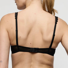 Load image into Gallery viewer, Black bra worn by a person on a plain background
